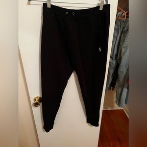 Polo sweatpants missing string and tiny bleach stair on waistline